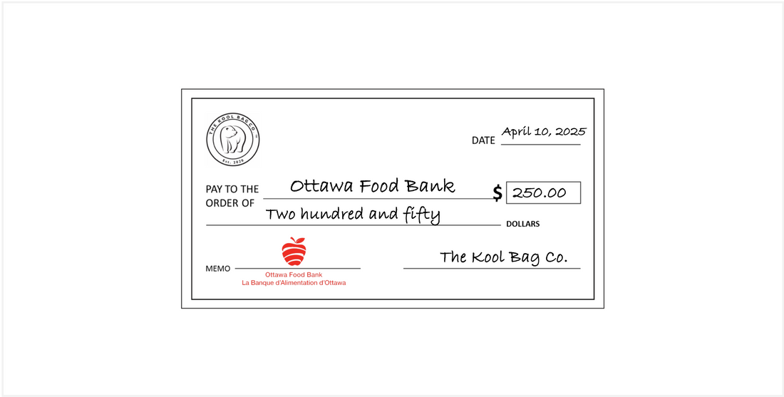 The Kool Bag Co. supports the Ottawa Food Bank