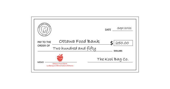 Another $250 for the Ottawa Food Bank!